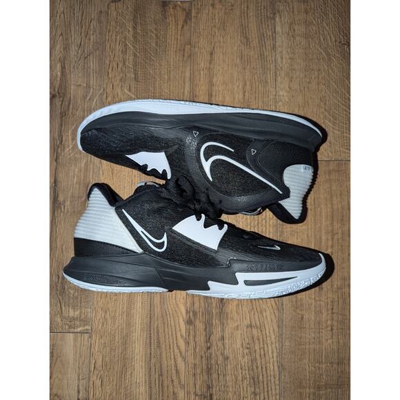 Nike Kyrie 5 TB‎ Low Black White Sneakers Mens Size 10.5 DO9617-002 main image 5